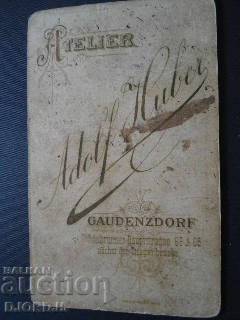 Auction Old photo, cardboard Auction Old photo, cardboard