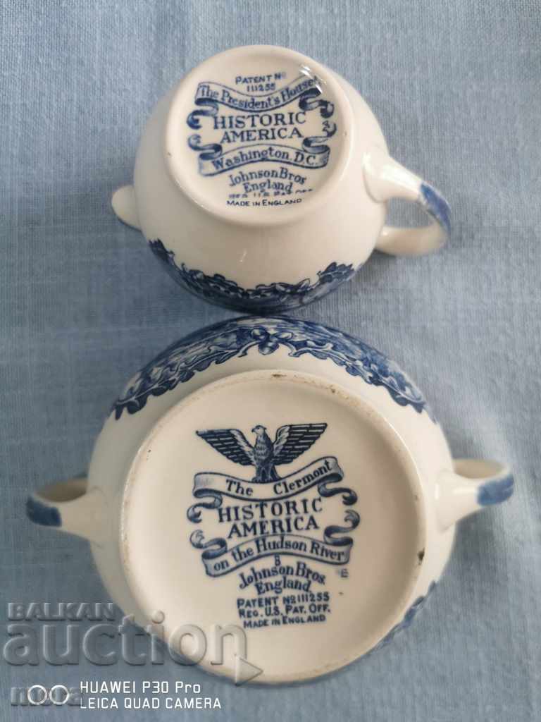 Auction  Antique porcelain tea set