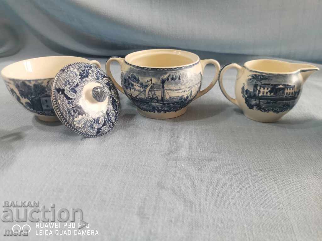 Antique porcelain tea set - 5