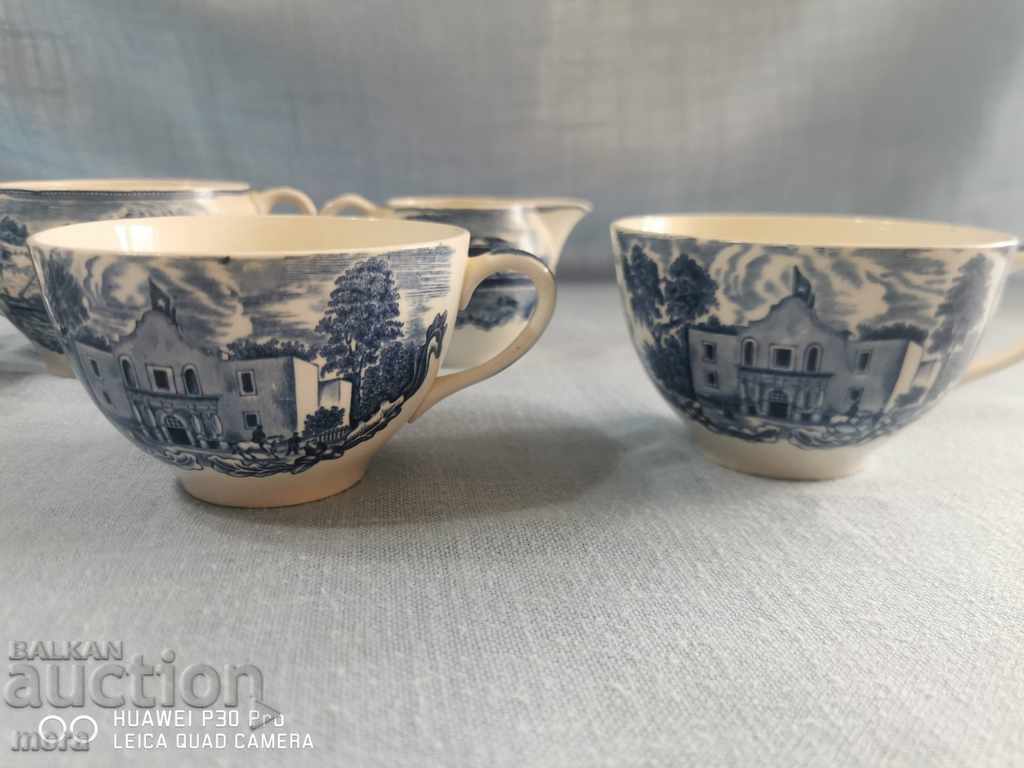 Antique porcelain tea set - 6