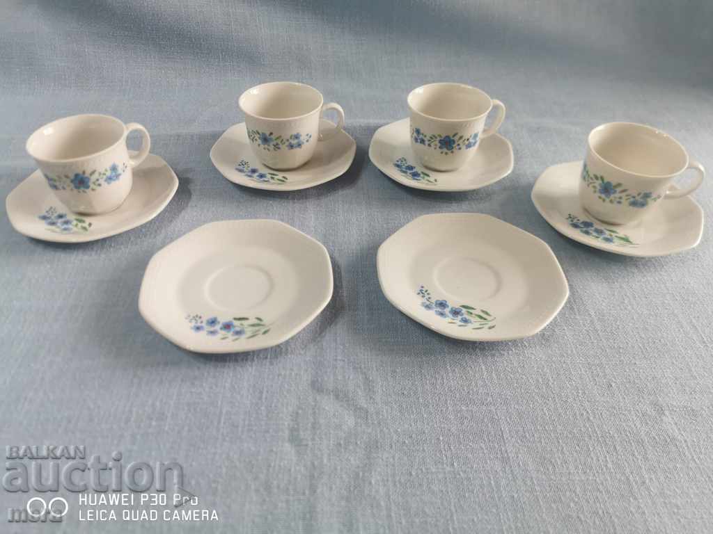 Fine porcelain coffee set-Bavaria