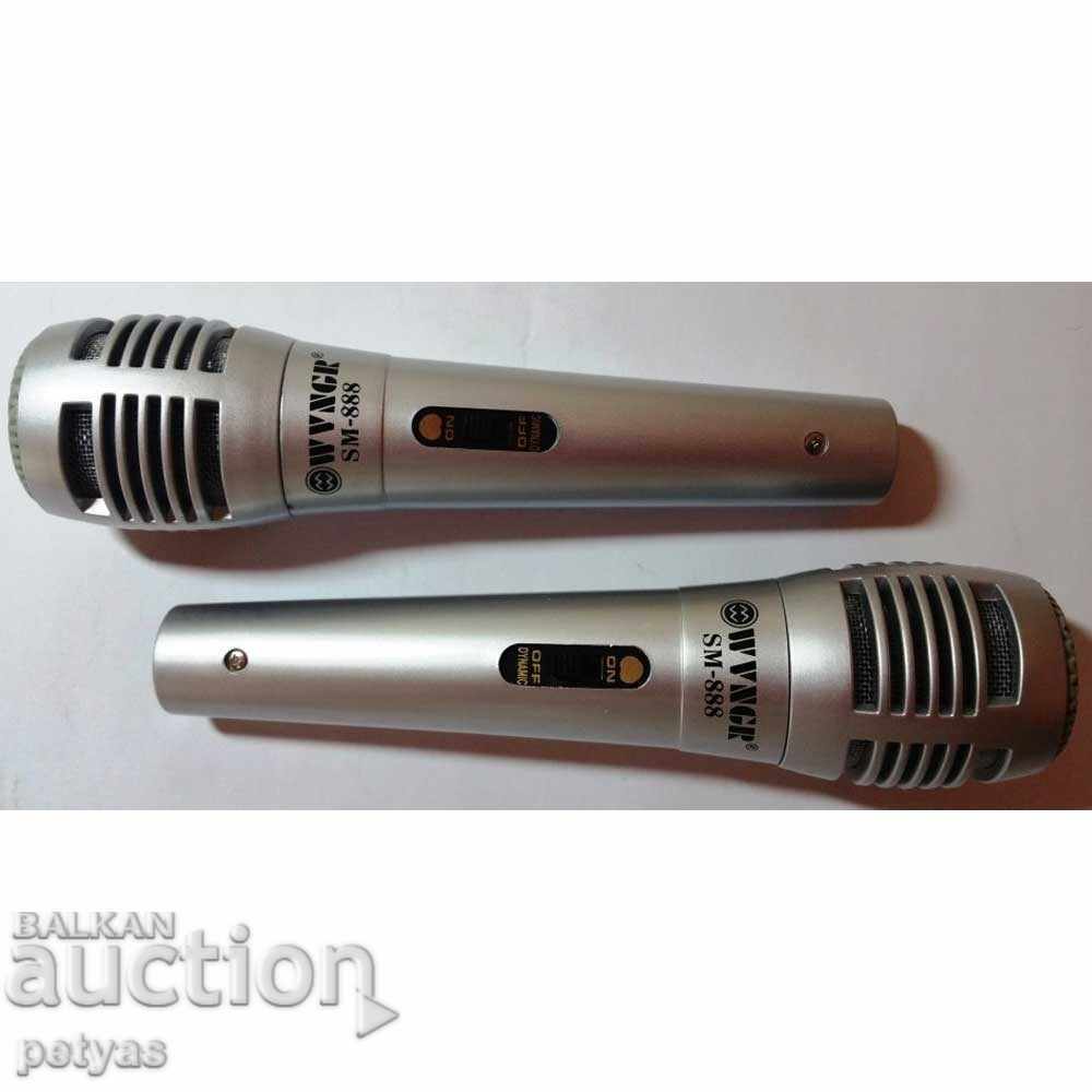 Set of 2 dynamic WG-888 microphones