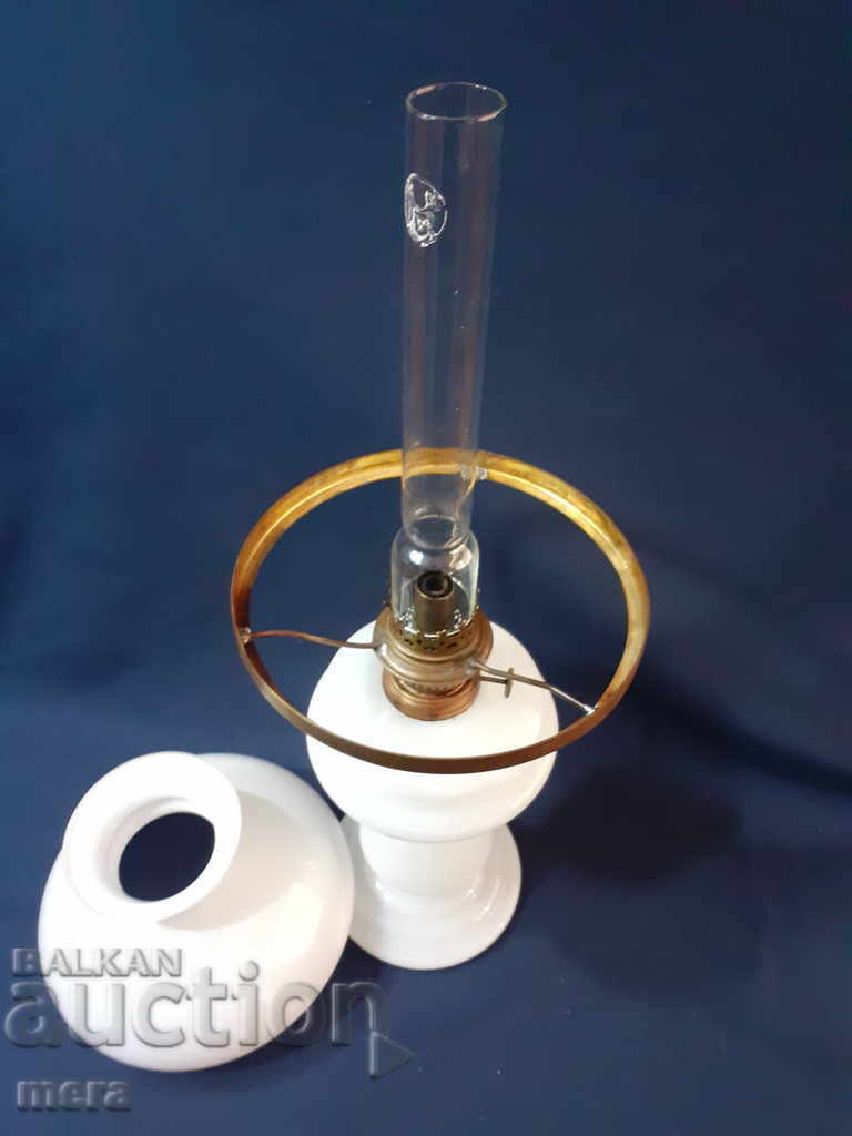 Stylish antique German gas lamp - 5