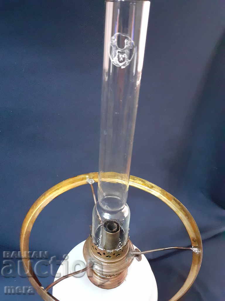 Stylish antique German gas lamp - 6