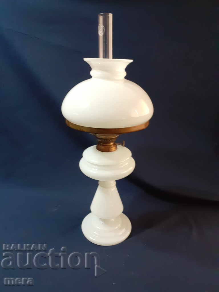Stylish antique German gas lamp