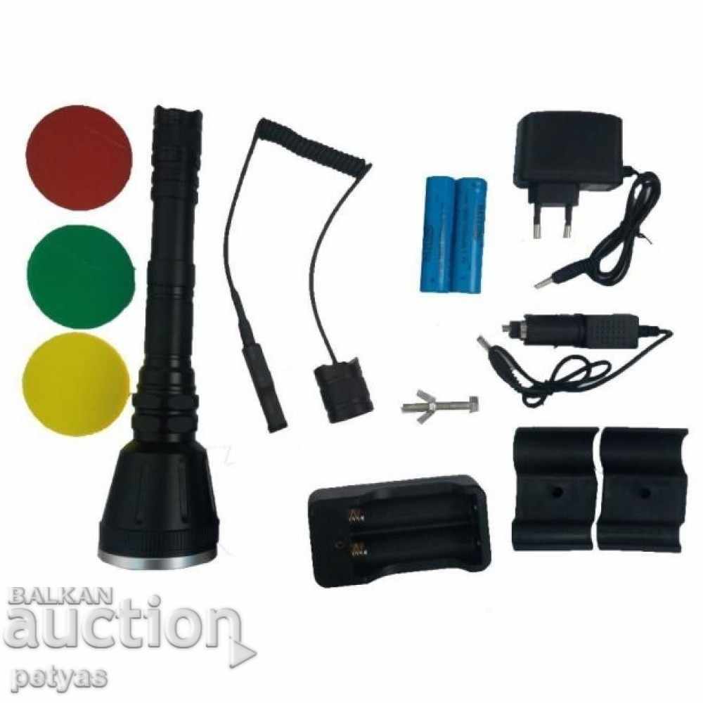 Hunting searchlight BL-Q2888-HUNTING, T6, with price 42.00 BGN | € 21.47 Hunting searchlight BL-Q2888-HUNTING, T6, with price 42.00 BGN | € 21.47