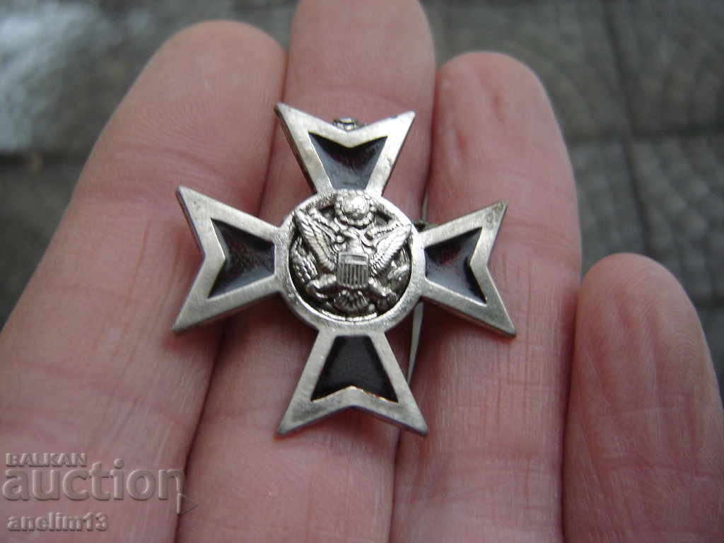ORDIN MEDALIE INSIGNĂ CRUCE EMAIL SEMN AMERICAN VETERAN cu preț € 50.00 | 97.79 BGN