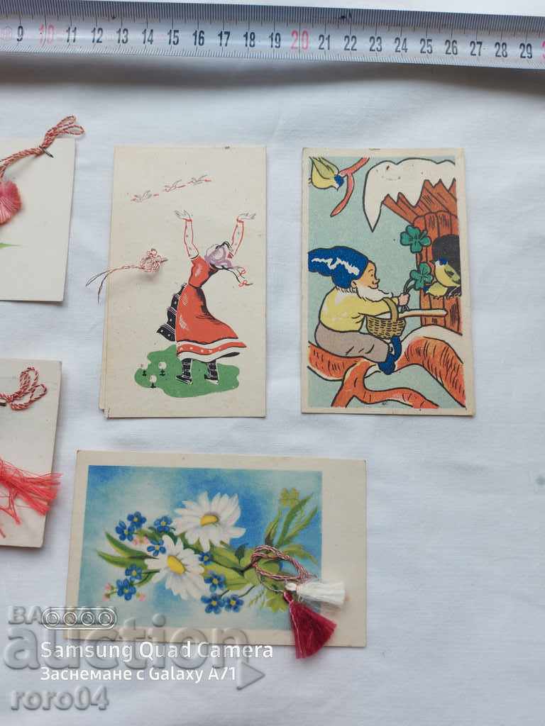 Auction POSTCARDS - 5 PIECES Auction POSTCARDS - 5 PIECES