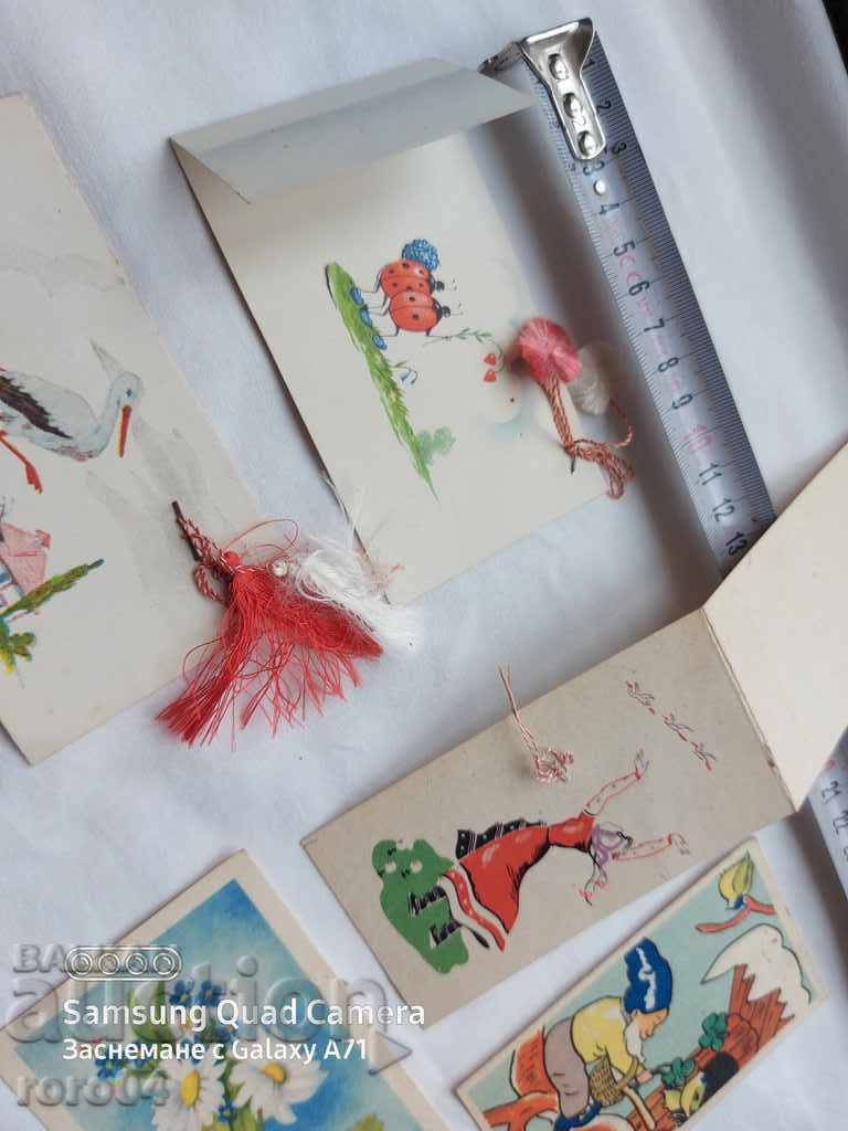 POSTCARDS - 5 PIECES - 7 POSTCARDS - 5 PIECES - 7