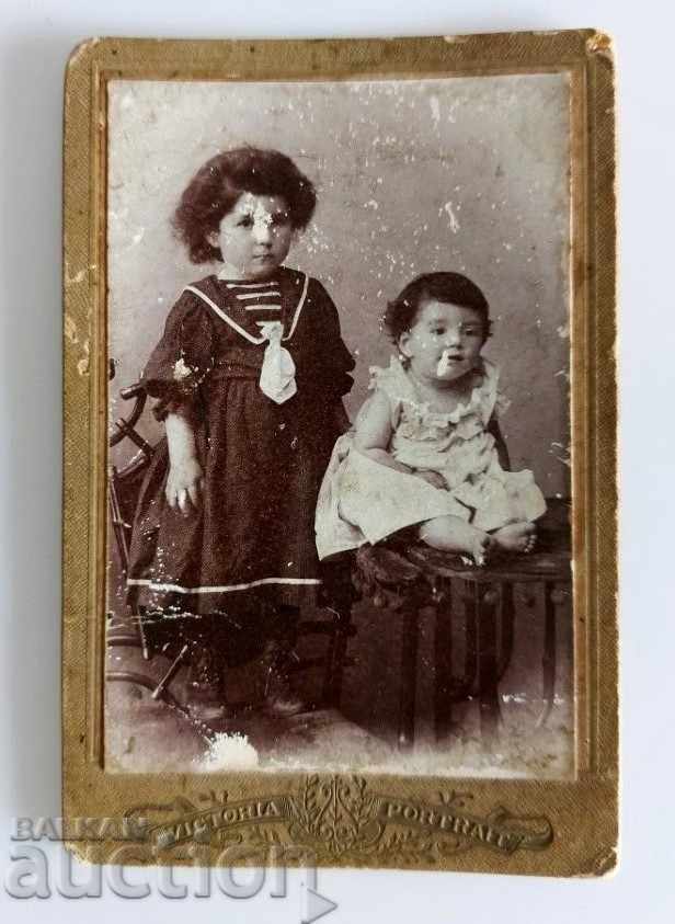 1900 OLD PHOTO PHOTO CARDBOARD