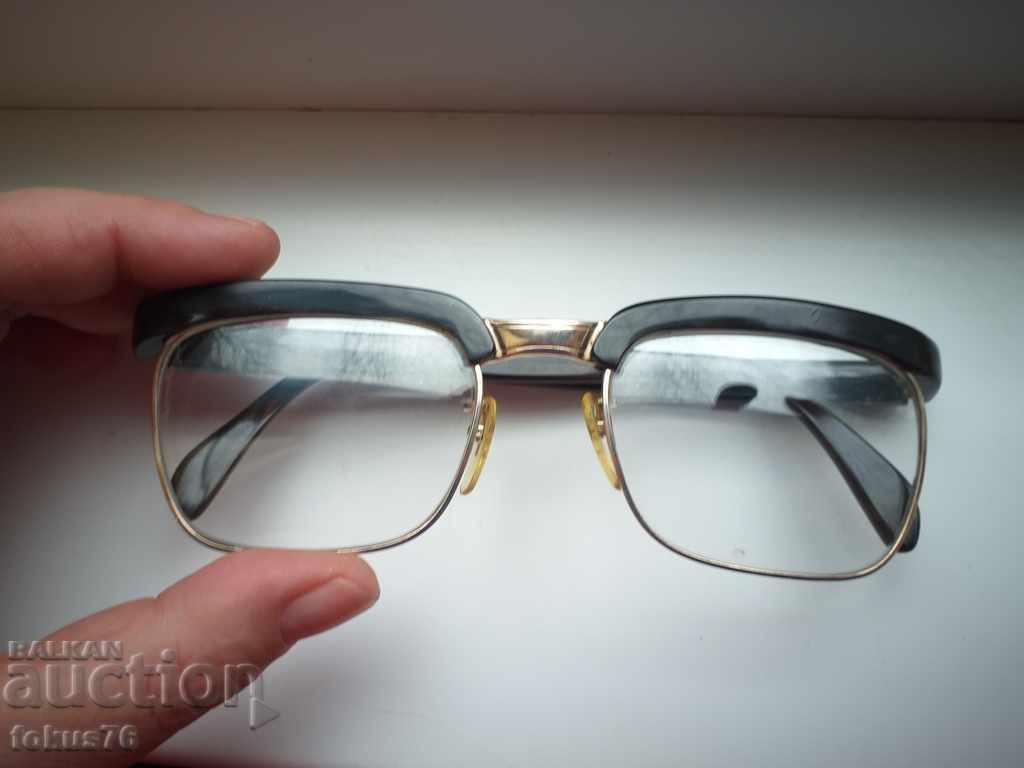 Original luxury prescription glasses Faber vintage gilding