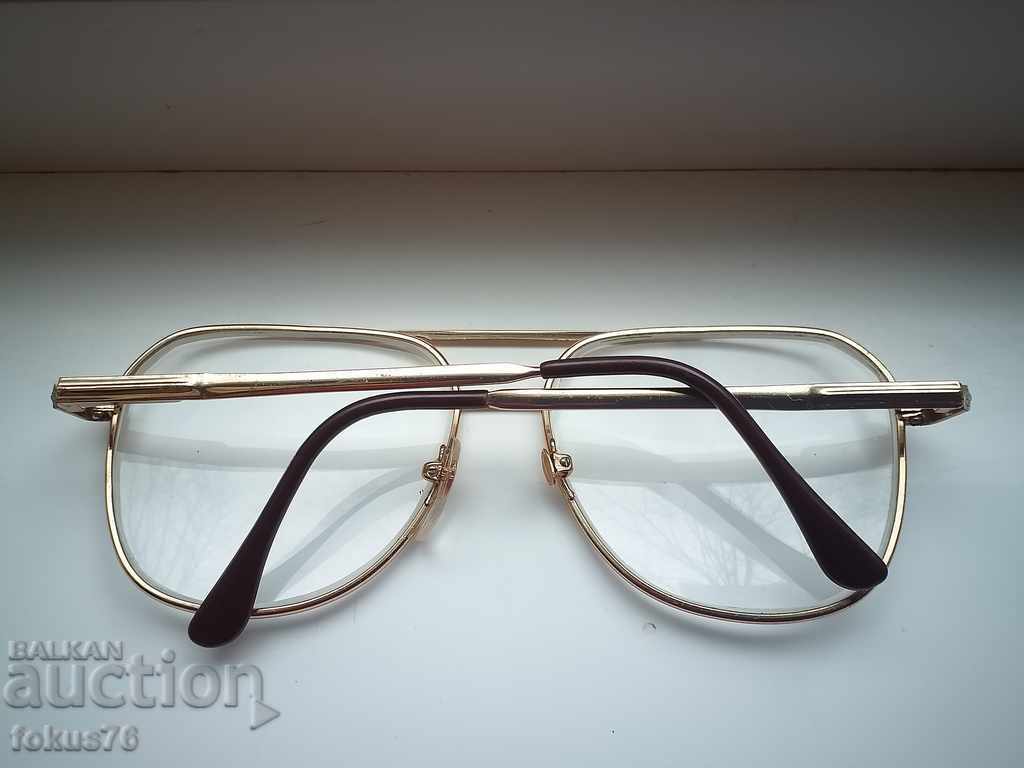 Ochelari de prescripție de lux originale cu aurire de 24K - 5