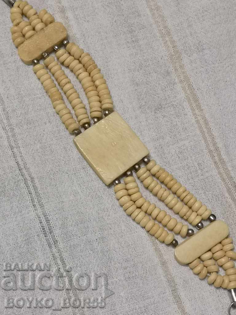 Ancient Bracelet Natural Natural Bone - 5