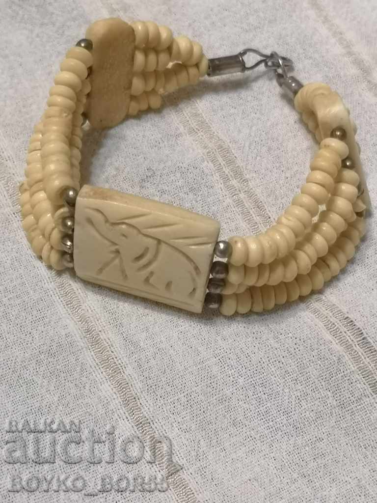 Ancient Bracelet Natural Natural Bone - 6