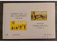 Mexico 1967 Olympic Games Mexico '68 Block MNH