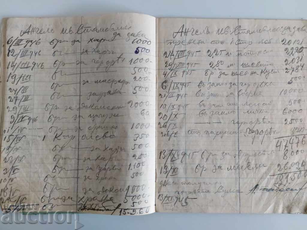 1943 VERSIONS SALES SHOPPING NOTEBOOK - 5