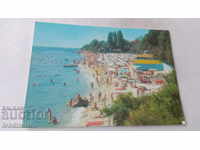 Καρτ ποστάλ Druzhba Central Beach 1977