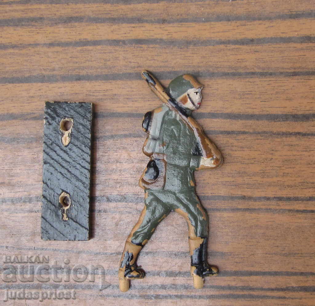 PSV παλιό γερμανικό στρατιωτικό παιχνίδι Γερμανός στρατιώτης με στολή - 6 PSV παλιό γερμανικό στρατιωτικό παιχνίδι Γερμανός στρατιώτης με στολή - 6