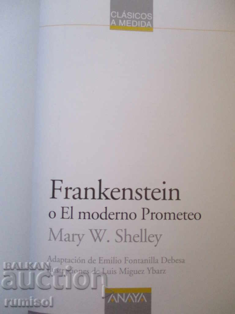Frankenstein - Mary W. Shelley with price 6.29 BGN | € 3.22 Frankenstein - Mary W. Shelley with price 6.29 BGN | € 3.22