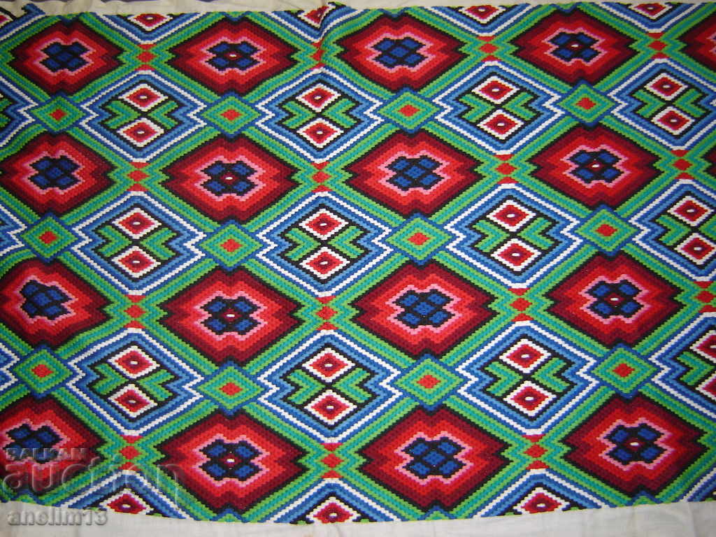 OLD HAND EMBROIDERY CARPET 2