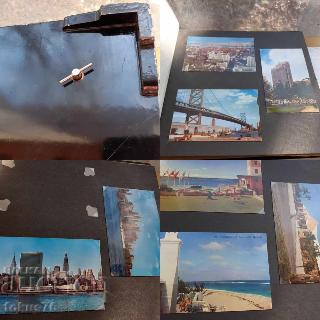 Collectible Japanese lacquer music photo album - 6 Collectible Japanese lacquer music photo album - 6