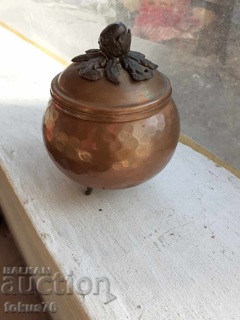 Great forged copper vessel with solid bronze fittings and quality with price 75.00 BGN | € 38.35 Great forged copper vessel with solid bronze fittings and quality with price 75.00 BGN | € 38.35