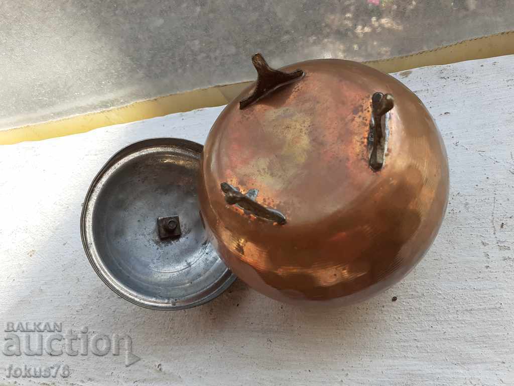 Delivery of Great forged copper vessel with solid bronze fittings and quality Delivery of Great forged copper vessel with solid bronze fittings and quality