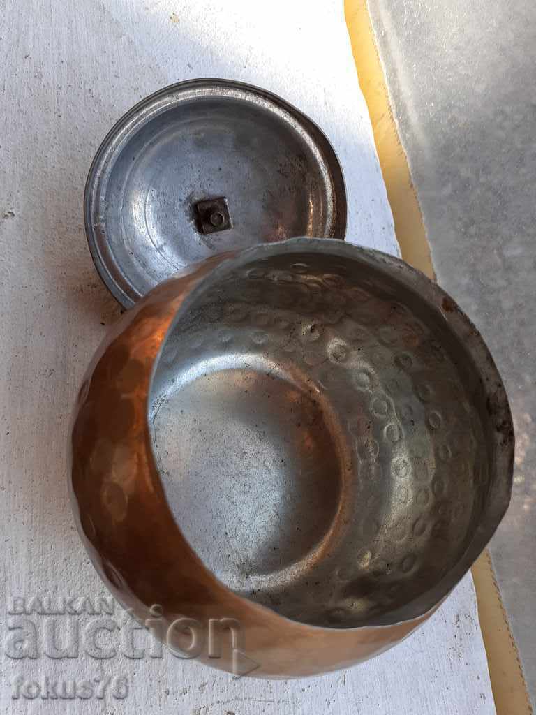 Great forged copper vessel with solid bronze fittings and quality - 5 Great forged copper vessel with solid bronze fittings and quality - 5
