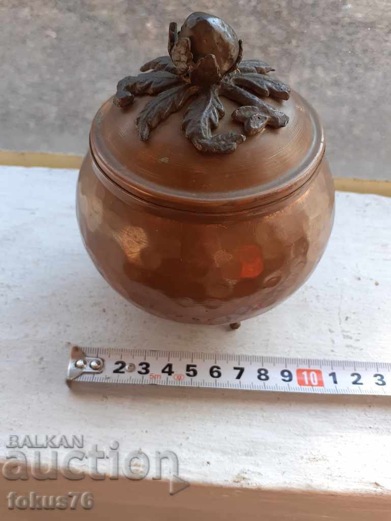 Great forged copper vessel with solid bronze fittings and quality - 7 Great forged copper vessel with solid bronze fittings and quality - 7