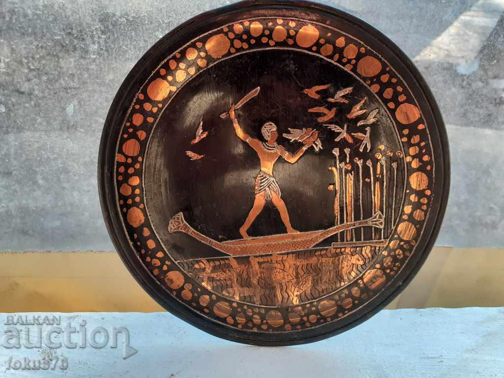 Solid copper plate for wall with price 45.00 BGN | € 23.01