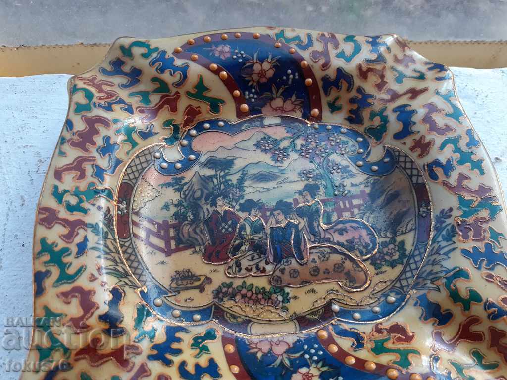 Доставка на Уникално красив стар пепелник сатцума Satsuma Доставка на Уникално красив стар пепелник сатцума Satsuma