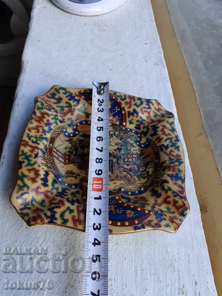 Уникално красив стар пепелник сатцума Satsuma - 7 Уникално красив стар пепелник сатцума Satsuma - 7