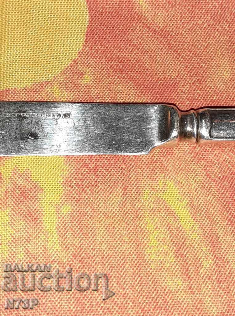OLD DESSERT KNIFE MARKOV. - 5 OLD DESSERT KNIFE MARKOV. - 5