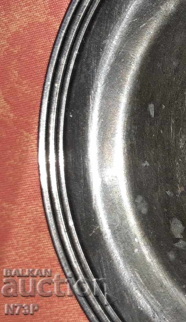 OLD PLATE. PATINA. - 6 OLD PLATE. PATINA. - 6