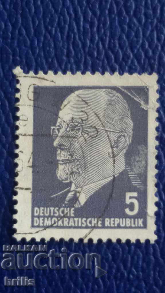 GDR / GERMANY / 1964 - Walter Ulbricht