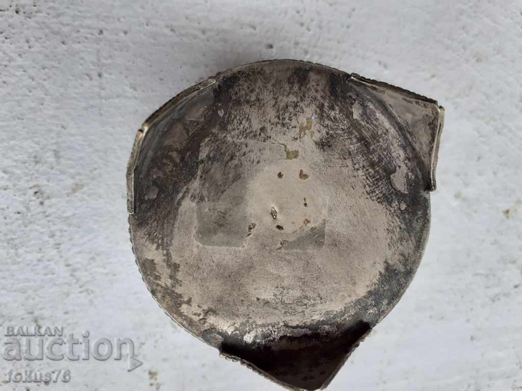 Delivery of Old ottoman silver box - sachan with corals and turquoises Delivery of Old ottoman silver box - sachan with corals and turquoises