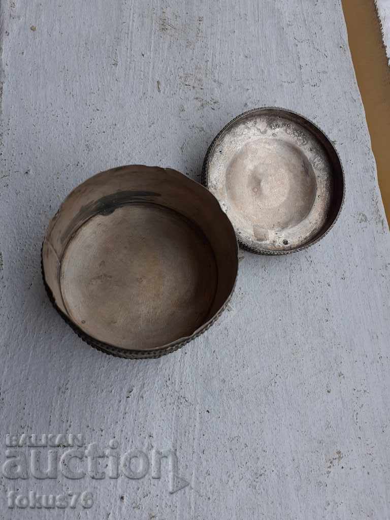 Old ottoman silver box - sachan with corals and turquoises - 6 Old ottoman silver box - sachan with corals and turquoises - 6