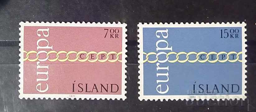 Islanda 1971 Europa CEPT MNH