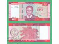 Liberia 50 Dollars 2017 UNC