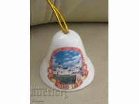 Porcelain bell-souvenir from Ulan Ude-Russia