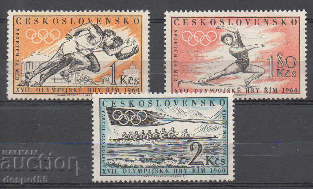 1960. Czechoslovakia. Olympic Games - Rome, Italy.