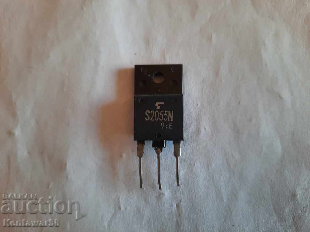 Powerful high voltage transistor S2055N