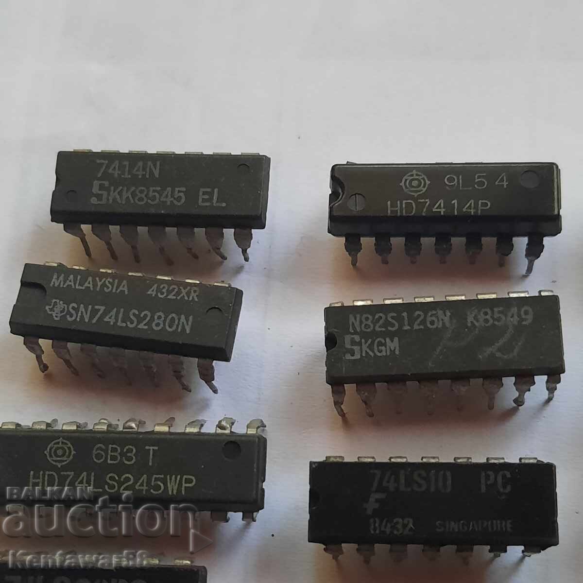 Integrated circuits - 20 pcs - 6 Integrated circuits - 20 pcs - 6