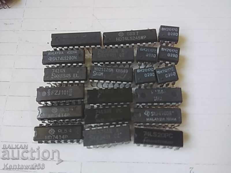 Integrated circuits - 20 pcs Integrated circuits - 20 pcs