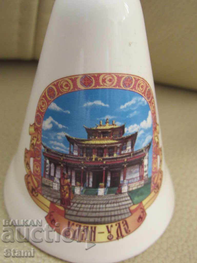 Delivery of Porcelain bell-8 cm-souvenir from Ulan-Ude-Russia Delivery of Porcelain bell-8 cm-souvenir from Ulan-Ude-Russia