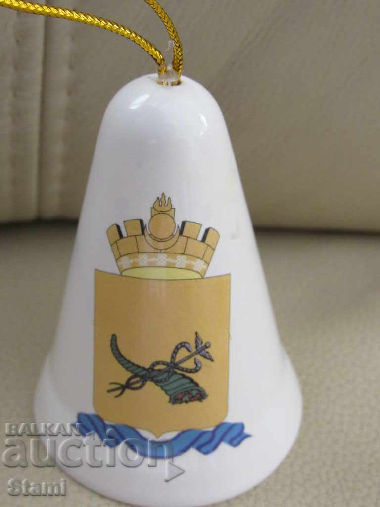 Porcelain bell-8 cm-souvenir from Ulan-Ude-Russia - 5 Porcelain bell-8 cm-souvenir from Ulan-Ude-Russia - 5