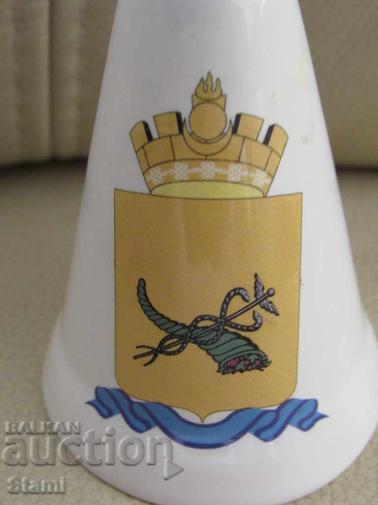 Porcelain bell-8 cm-souvenir from Ulan-Ude-Russia - 6 Porcelain bell-8 cm-souvenir from Ulan-Ude-Russia - 6