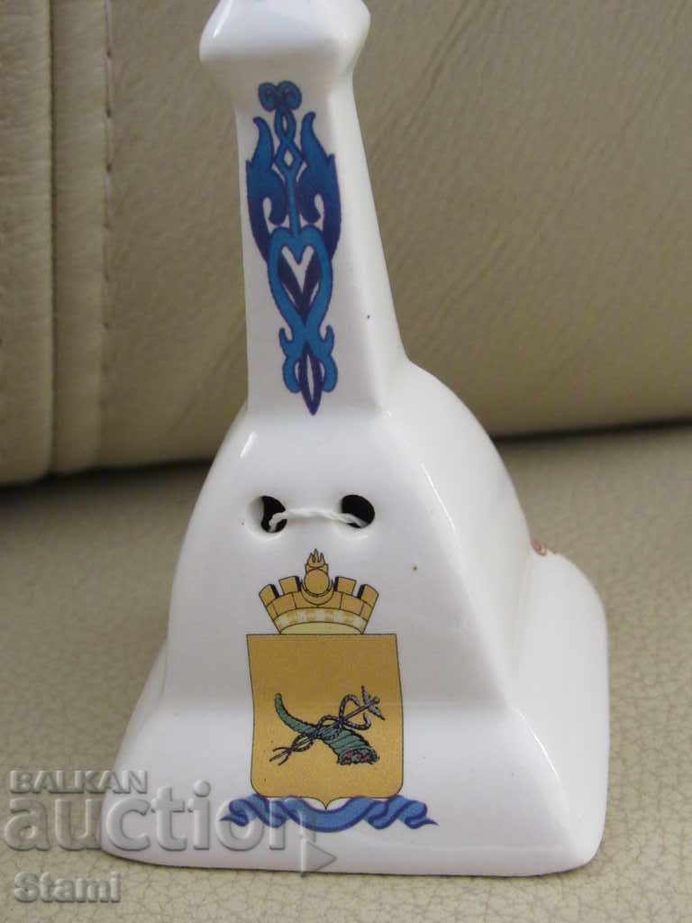 Delivery of Porcelain bell-8 cm-souvenir from Ulan-Ude-Russia