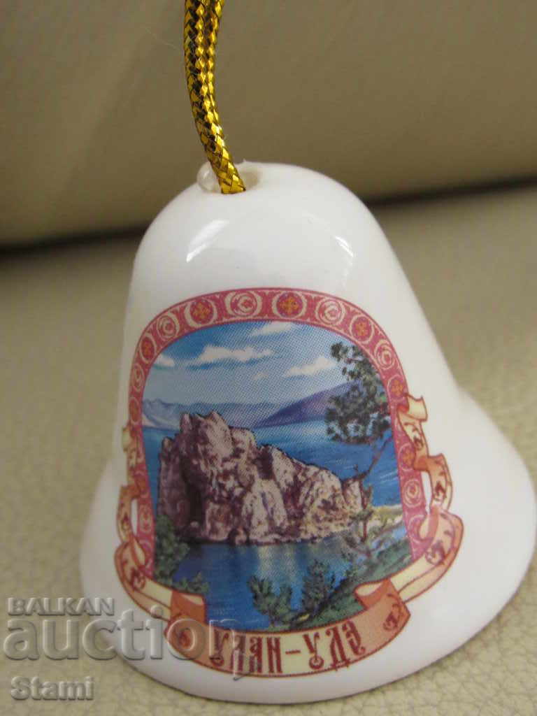 Porcelain bell-5 cm-souvenir from Ulan Ude-Russia with price 9.00 BGN | € 4.60 Porcelain bell-5 cm-souvenir from Ulan Ude-Russia with price 9.00 BGN | € 4.60