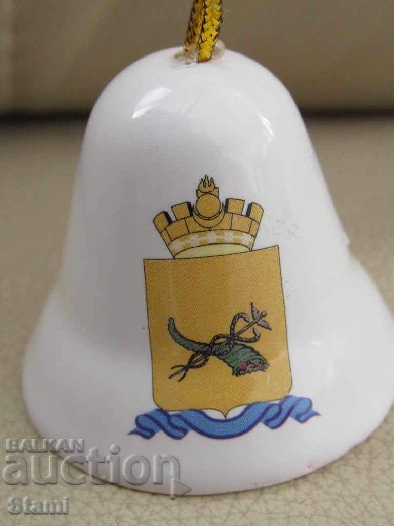 Auction Porcelain bell-5 cm-souvenir from Ulan Ude-Russia Auction Porcelain bell-5 cm-souvenir from Ulan Ude-Russia